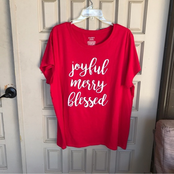 Christmas in Summer Christmas Tee SzXXL Red Short Sleeves NWOT - Picture 6 of 8